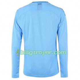 Billige Fotballdrakter Manchester City Hjemmedraktsett 2019/20 Langermet